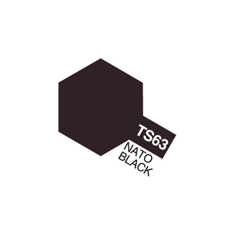 TS-63 NATO Black, spray 100 ml - Tamiya